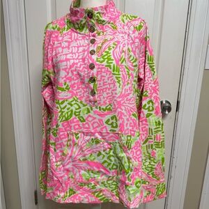 Lilly Pulitzer Pink and Green Top
